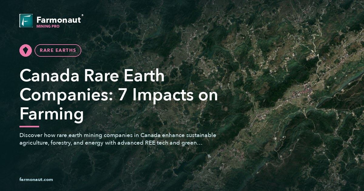Canada Rare Earth Companies: 7 Impacts On Farming 83 Canada Rare Earth Companies: 7 Impacts On Farming
