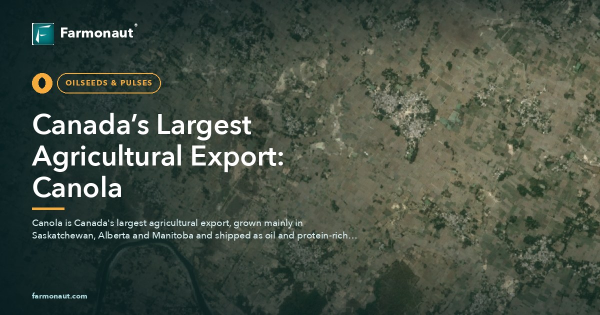 Canada’s Largest Agricultural Export: Canola