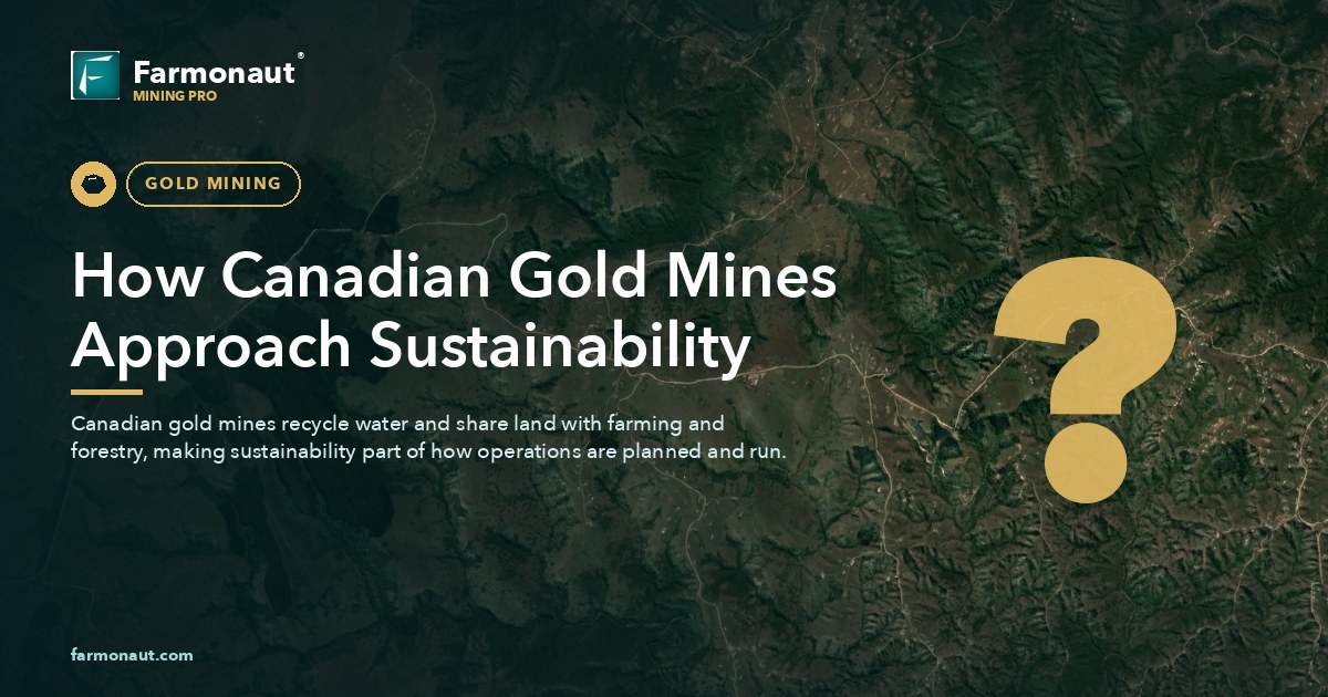How Canadian Gold Mines Approach Sustainability