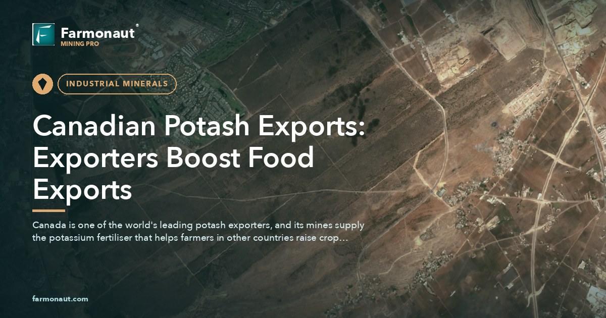 Canadian Potash Exports: Exporters Boost Food Exports