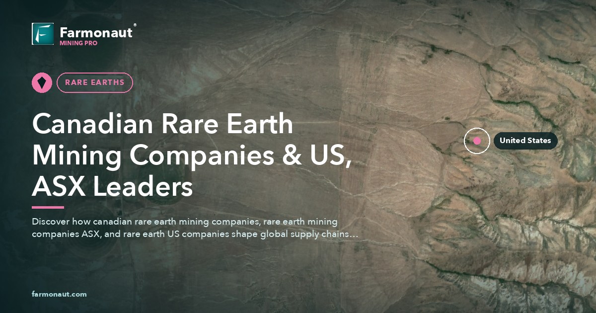 Canadian Rare Earth Mining Companies &Amp; Us, Asx Leaders