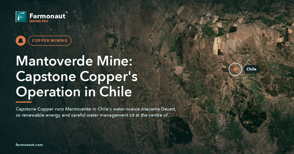 Mantoverde Mine: Capstone Copper'S Operation In Chile