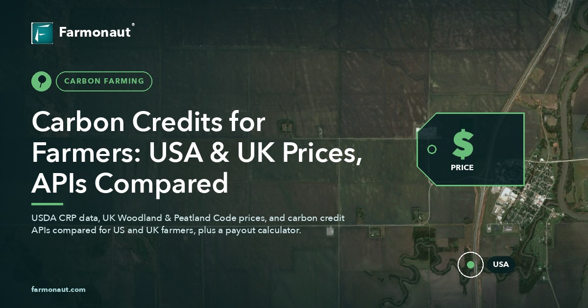 Carbon Credits For Farmers: Usa &Amp; Uk Prices, Apis Compared