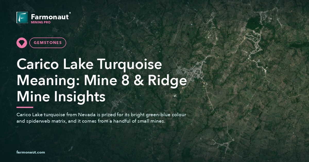 Carico Lake Turquoise Meaning: Mine 8 &Amp; Ridge Mine Insights