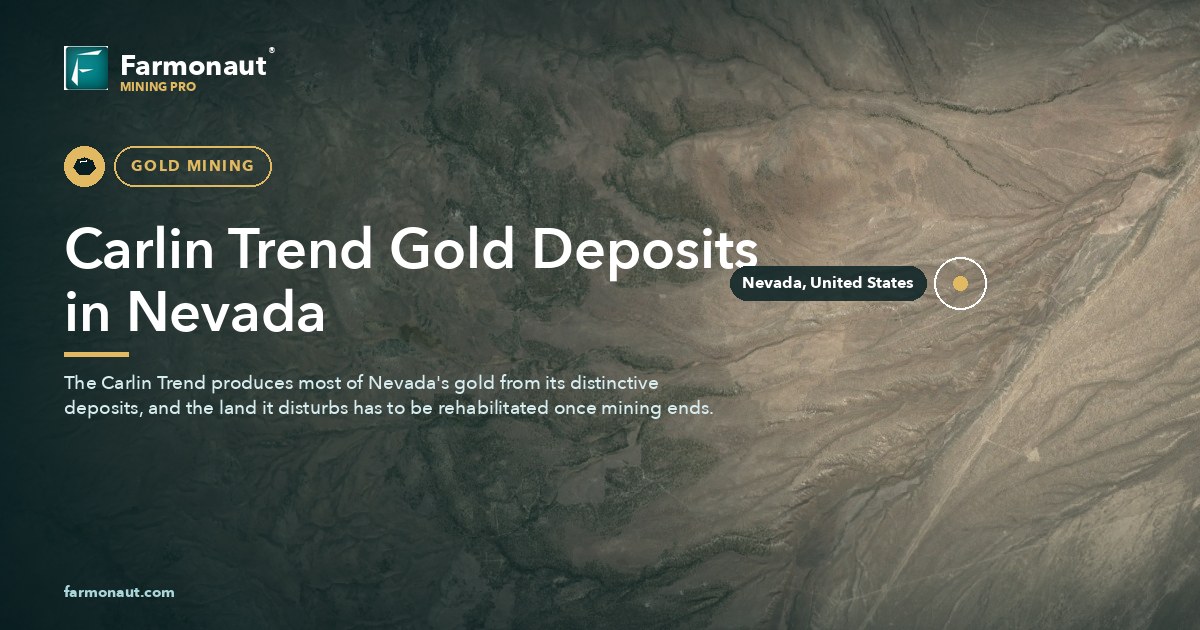 Carlin Trend Gold Deposits In Nevada
