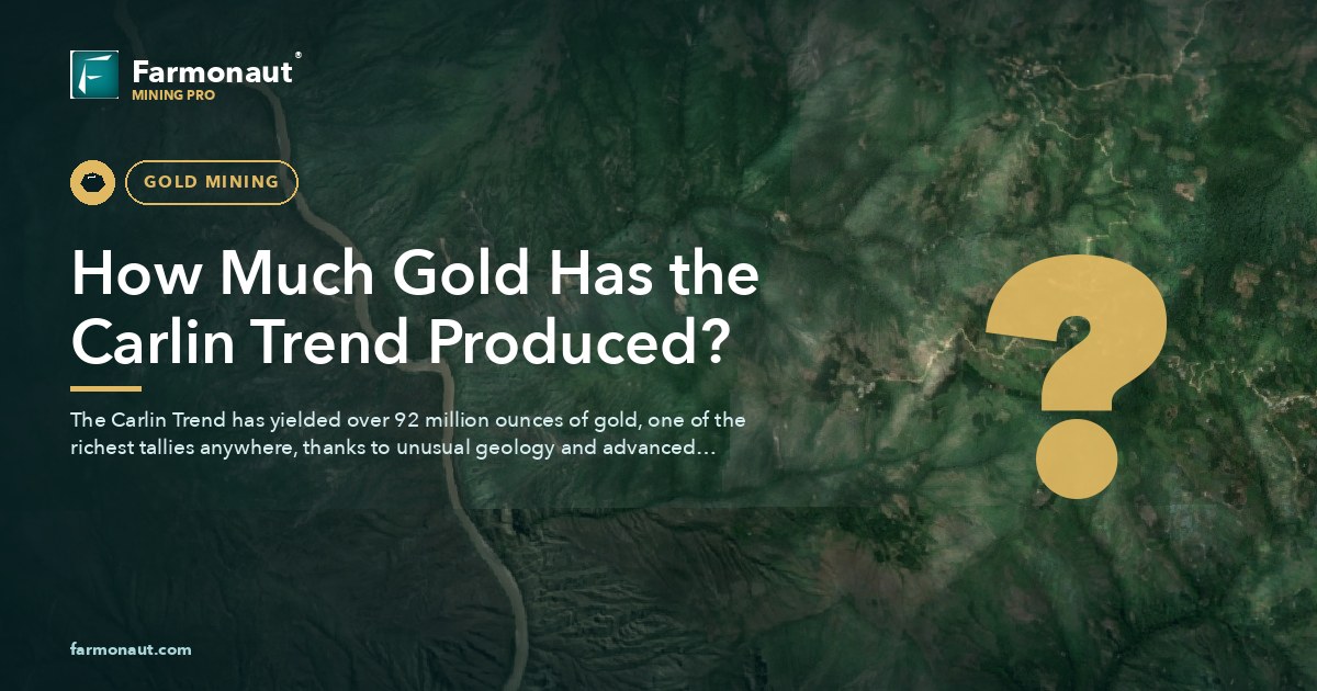 How Much Gold Has The Carlin Trend Produced?
