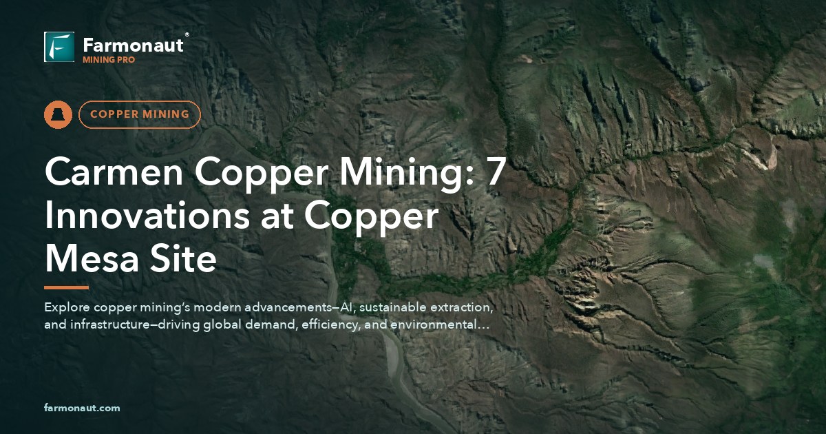 Carmen Copper Mining: 7 Innovations At Copper Mesa Site