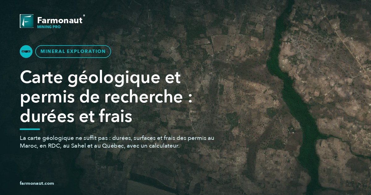 Carte Géologique Et Permis De Recherche : Durées Et Frais