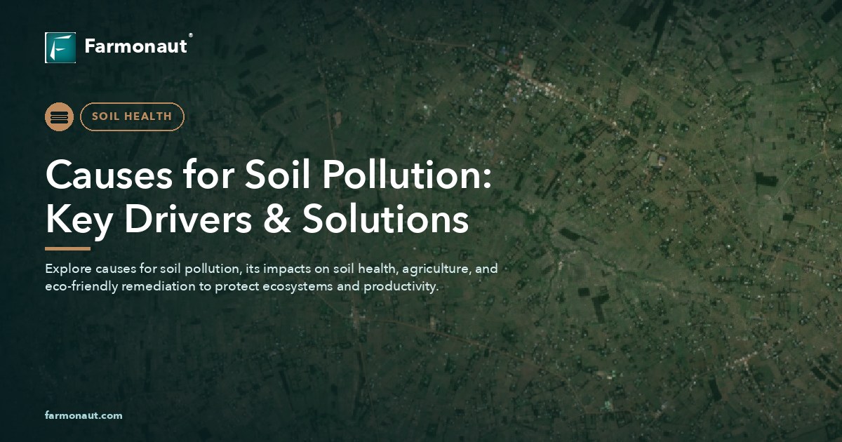Causes For Soil Pollution: Key Drivers &Amp; Solutions
