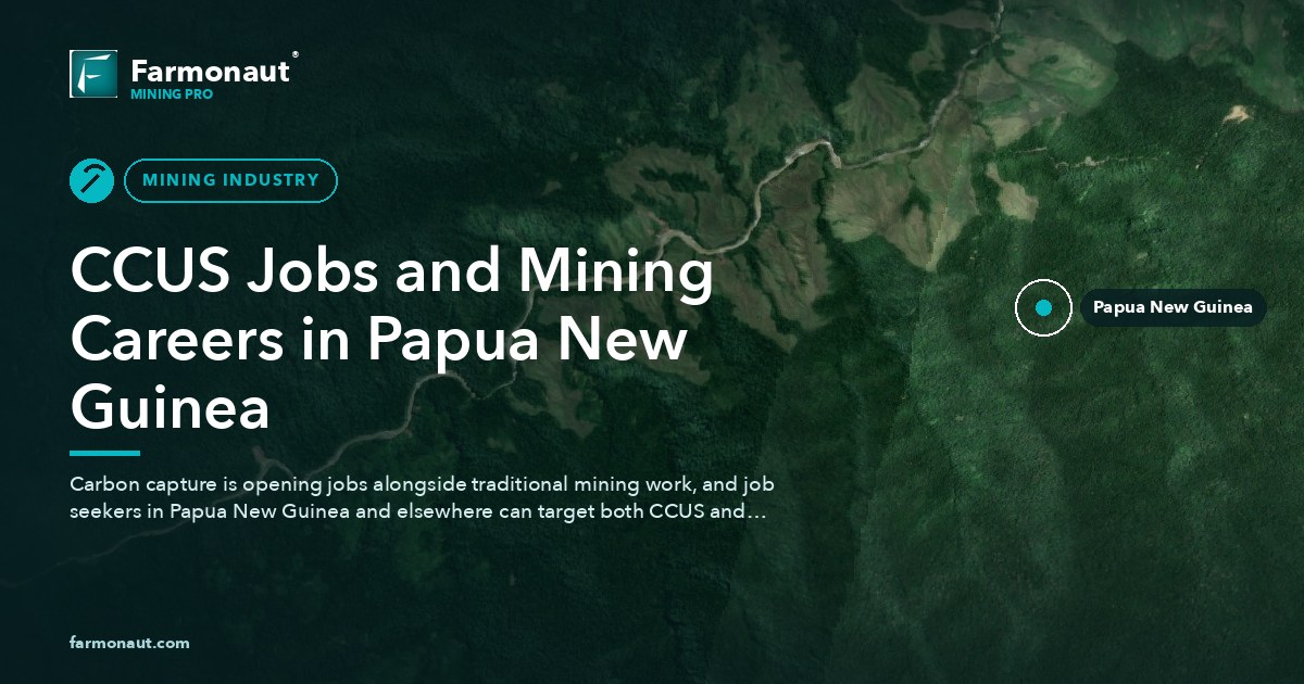 Ccus Jobs And Mining Careers In Papua New Guinea