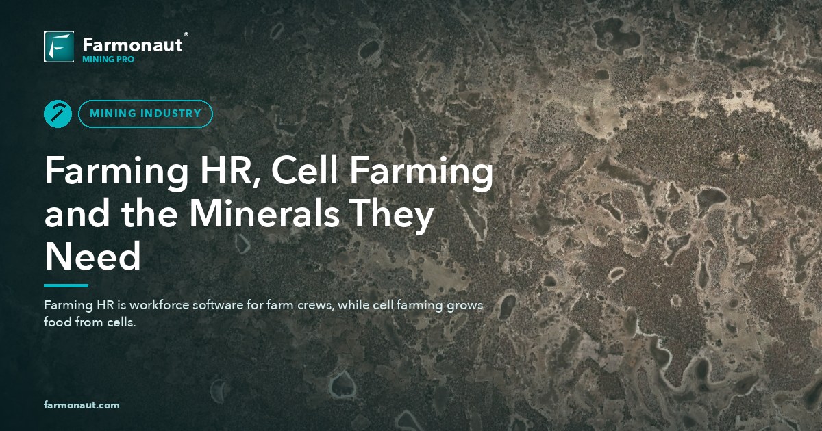 Farming Hr, Cell Farming And The Minerals They Need