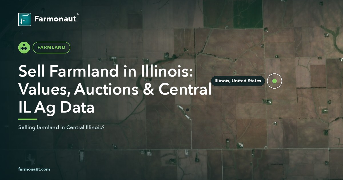 Sell Farmland In Illinois: Values, Auctions &Amp; Central Il Ag Data