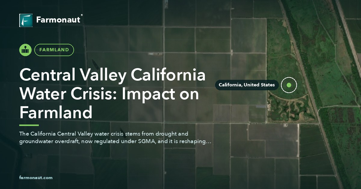 Central Valley California Water Crisis: Impact On Farmland