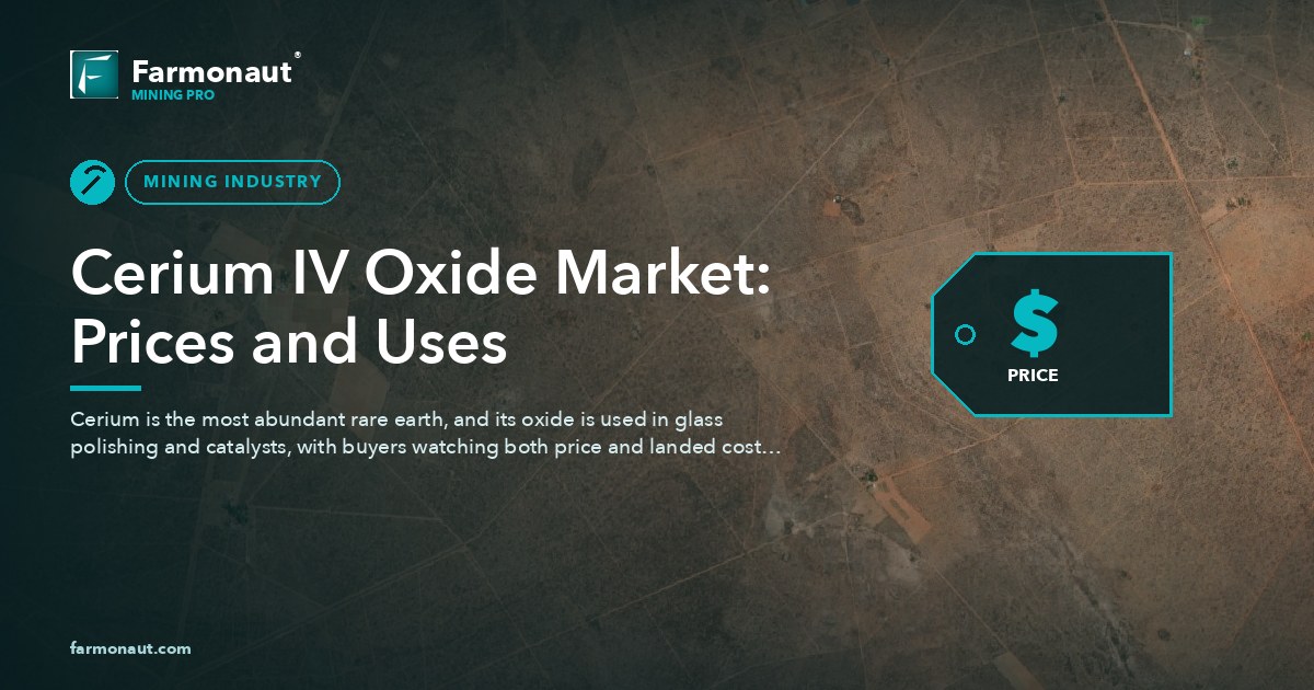 Cerium Iv Oxide Market: Prices And Uses