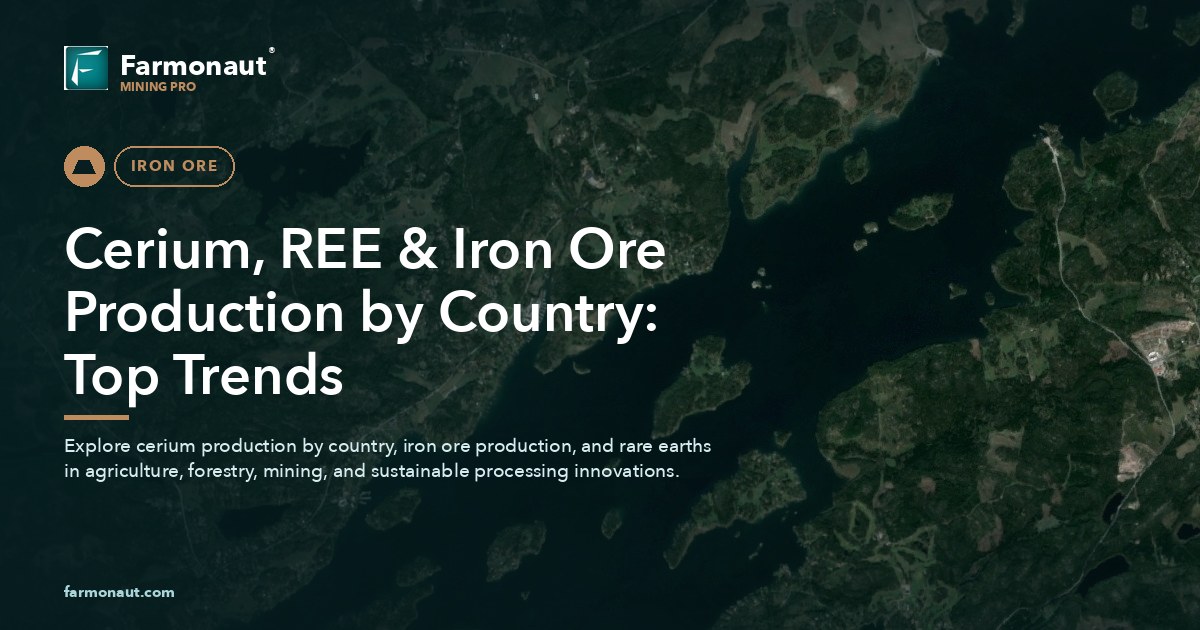 Cerium, Ree &Amp; Iron Ore Production By Country: Top Trends
