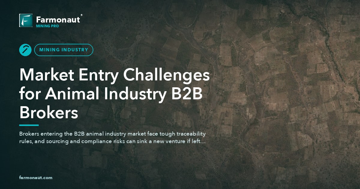Market Entry Challenges For Animal Industry B2B Brokers