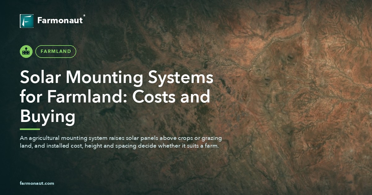 Solar Mounting Systems For Farmland: Costs And Buying