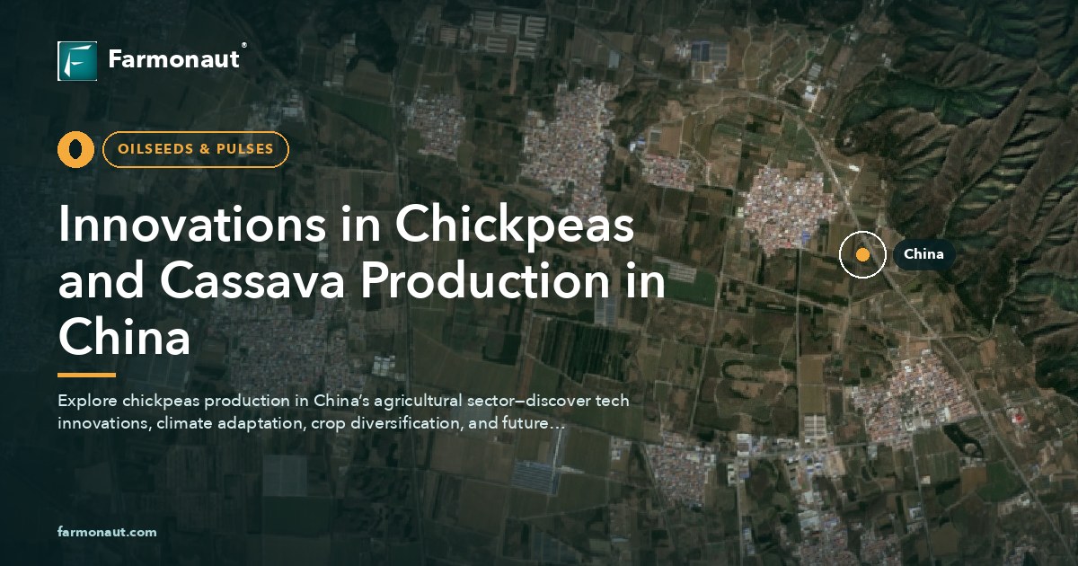 Innovations In Chickpeas And Cassava Production In China