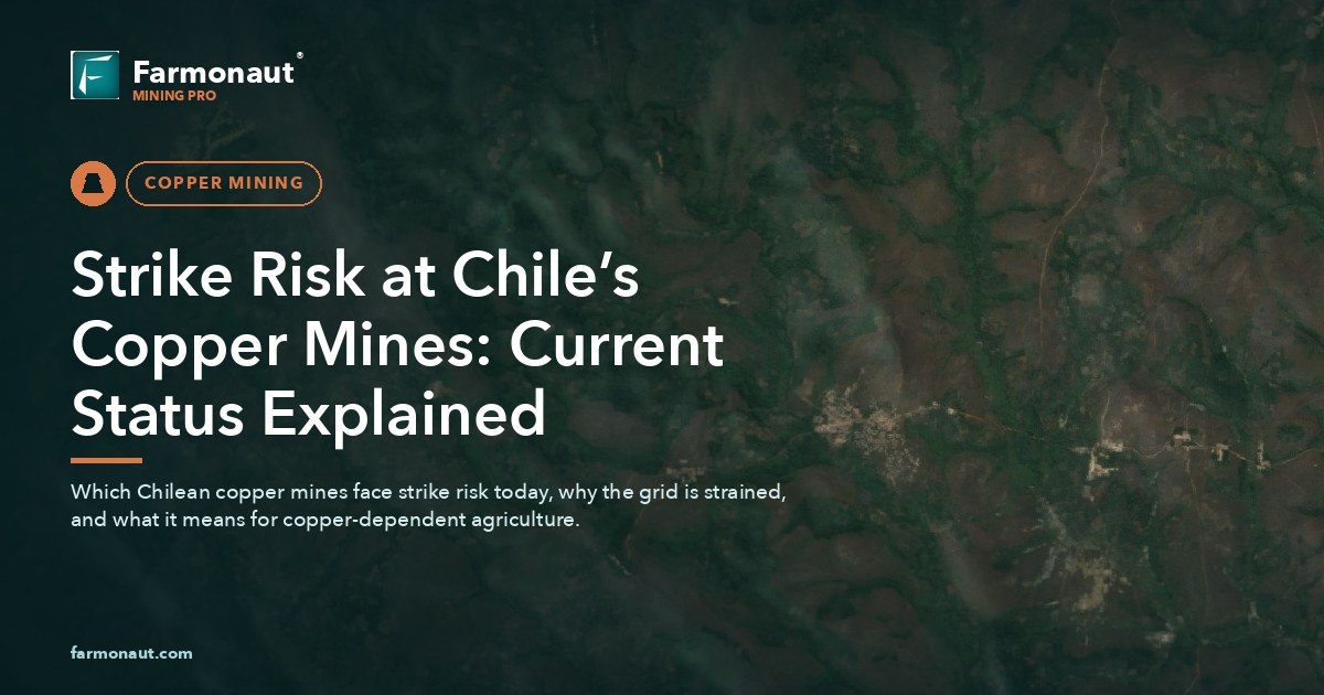 Strike Risk At Chile’s Copper Mines: Current Status Explained