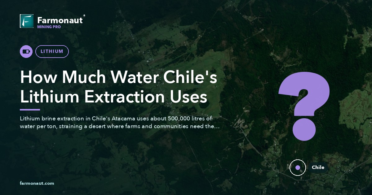 How Much Water Chile'S Lithium Extraction Uses