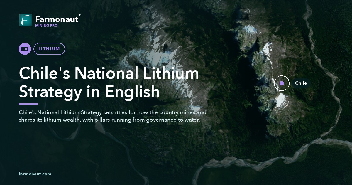 Chile'S National Lithium Strategy In English