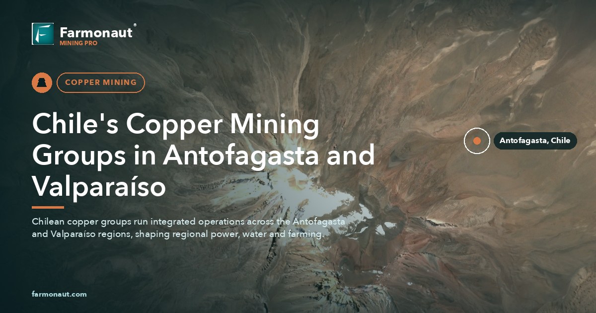 Chilean Mining Group Copper Operations Valparaรญso Antofagasta 125 Chile'S Copper Mining Groups In Antofagasta And Valparaรญso