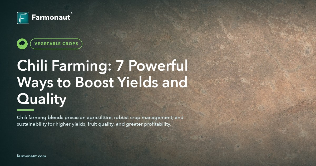 Chili Farming: 7 Powerful Ways To Boost Yields And Quality