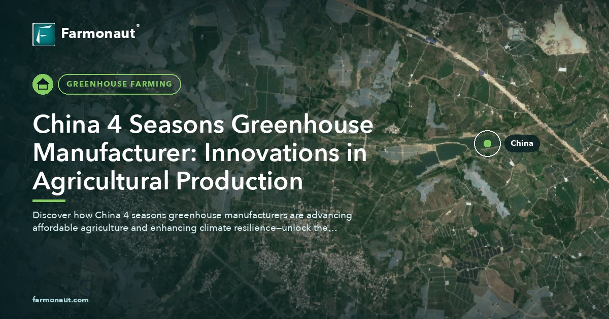 China 4 Seasons Greenhouse Manufacturer: Innovations In Agricultural Production