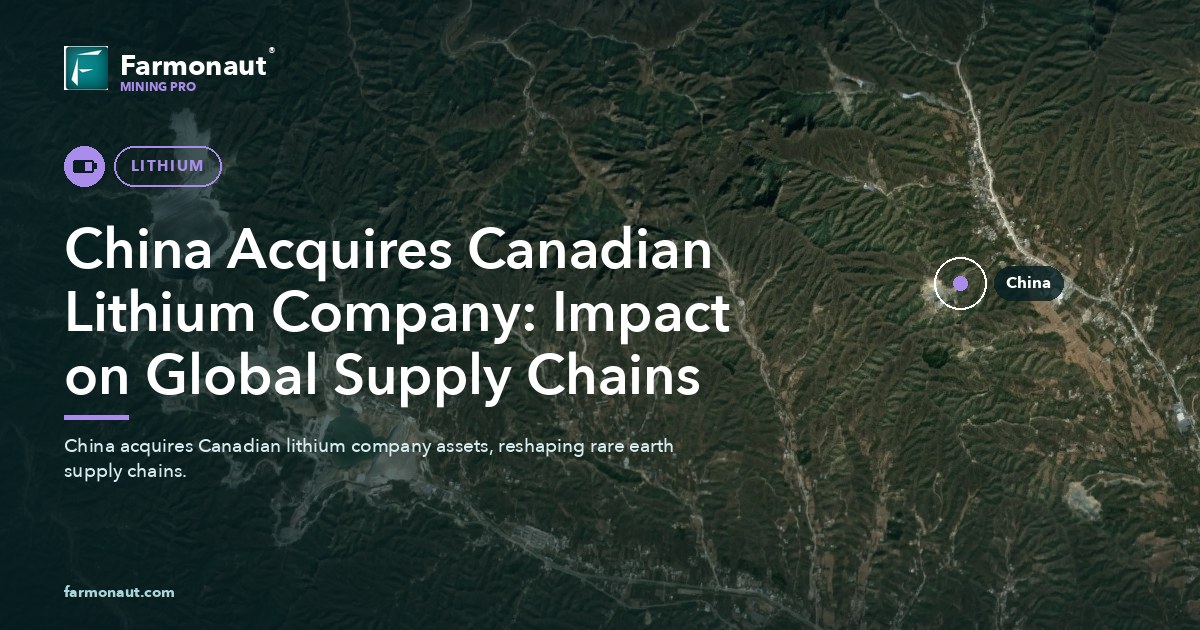 China Acquires Canadian Lithium Company: Impact On Global Supply Chains
