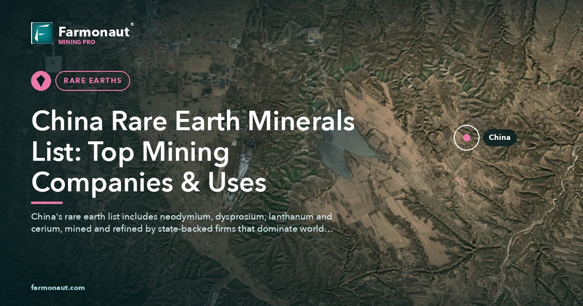 China Rare Earth Minerals List: Top Mining Companies &Amp; Uses