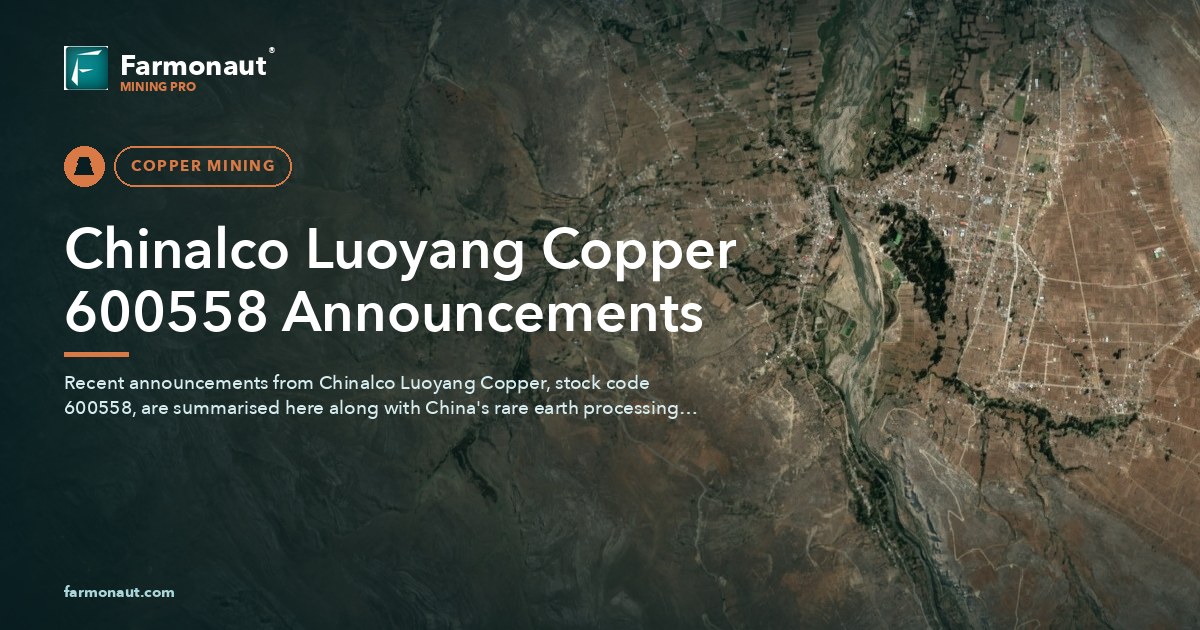 Chinalco Luoyang Copper 600558 Announcements