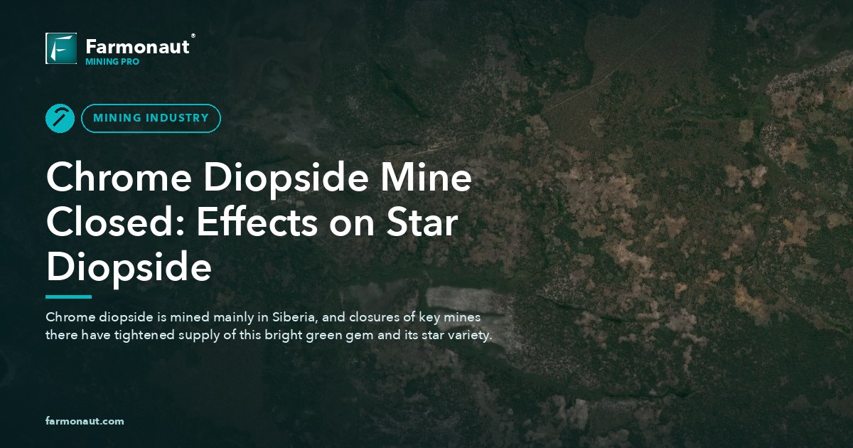 Chrome Diopside Mine Closed: Effects On Star Diopside
