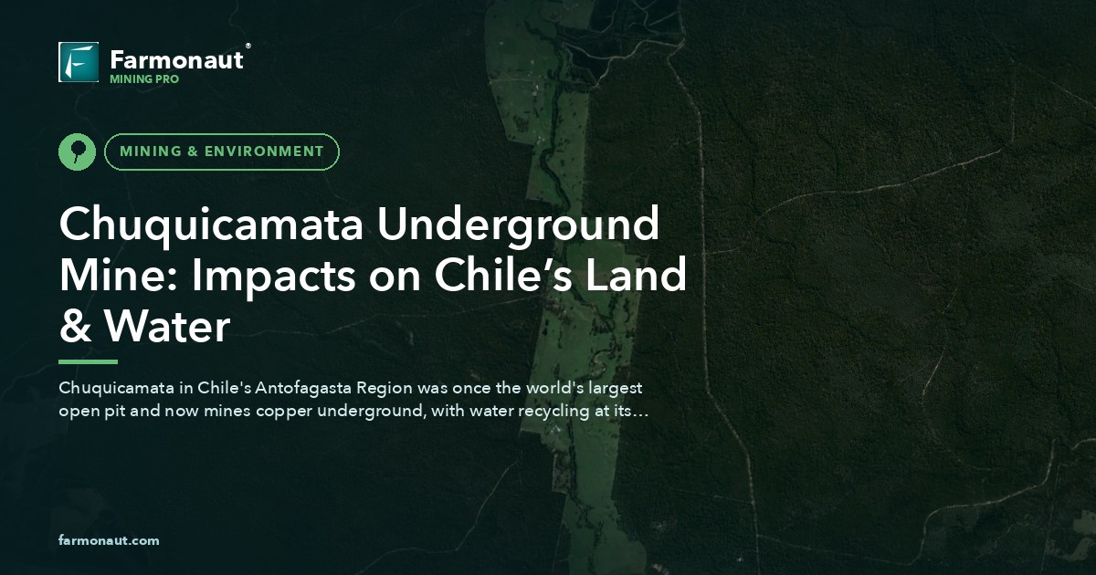 Chuquicamata Underground Mine: Impacts On Chile’s Land &Amp; Water
