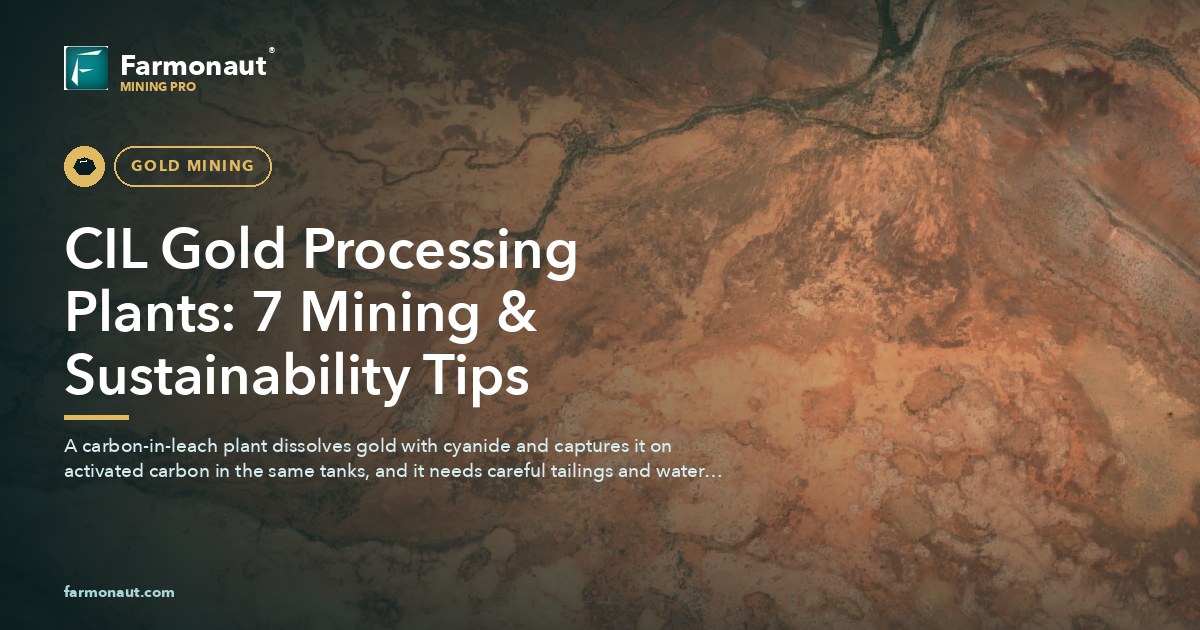 Cil Gold Processing Plants: 7 Mining &Amp; Sustainability Tips