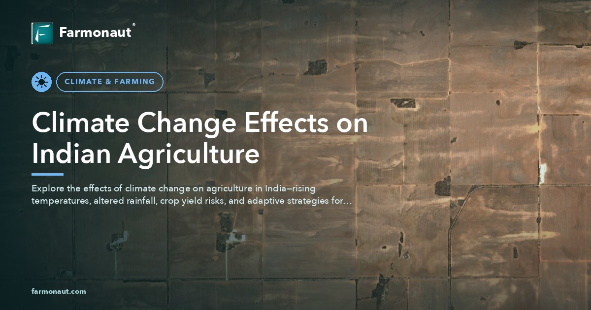 Climate Change Effects On Indian Agriculture