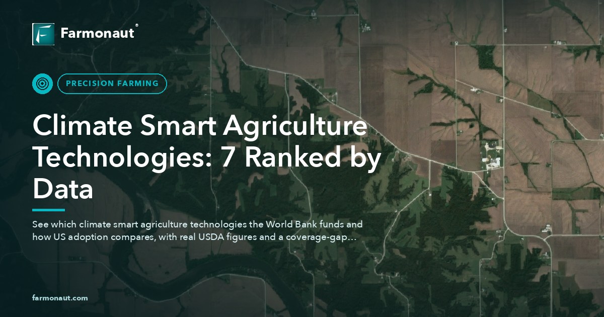 Climate Smart Agriculture Technologies: 7 Ranked By Data