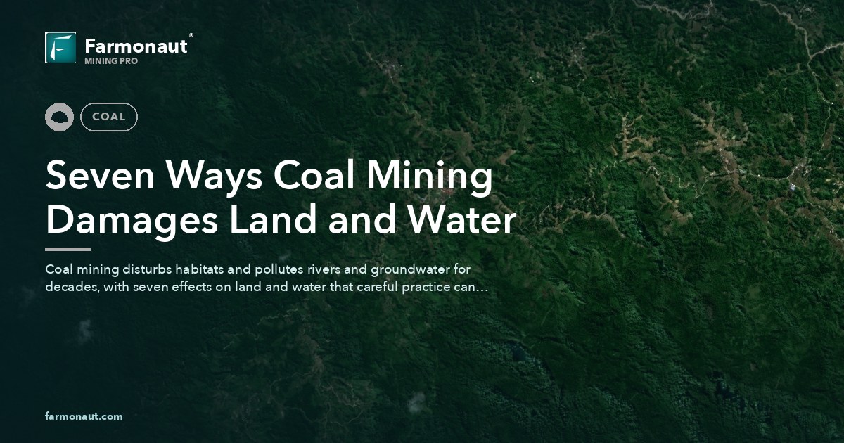 Seven Ways Coal Mining Damages Land And Water