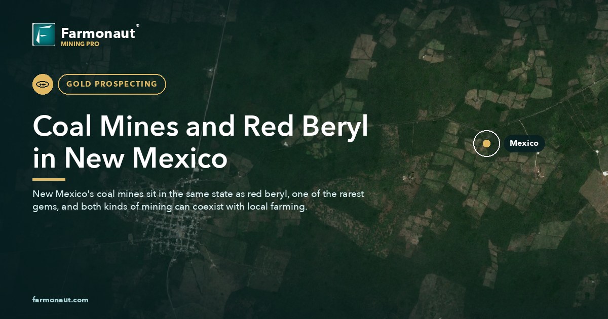 Coal Mines And Red Beryl In New Mexico