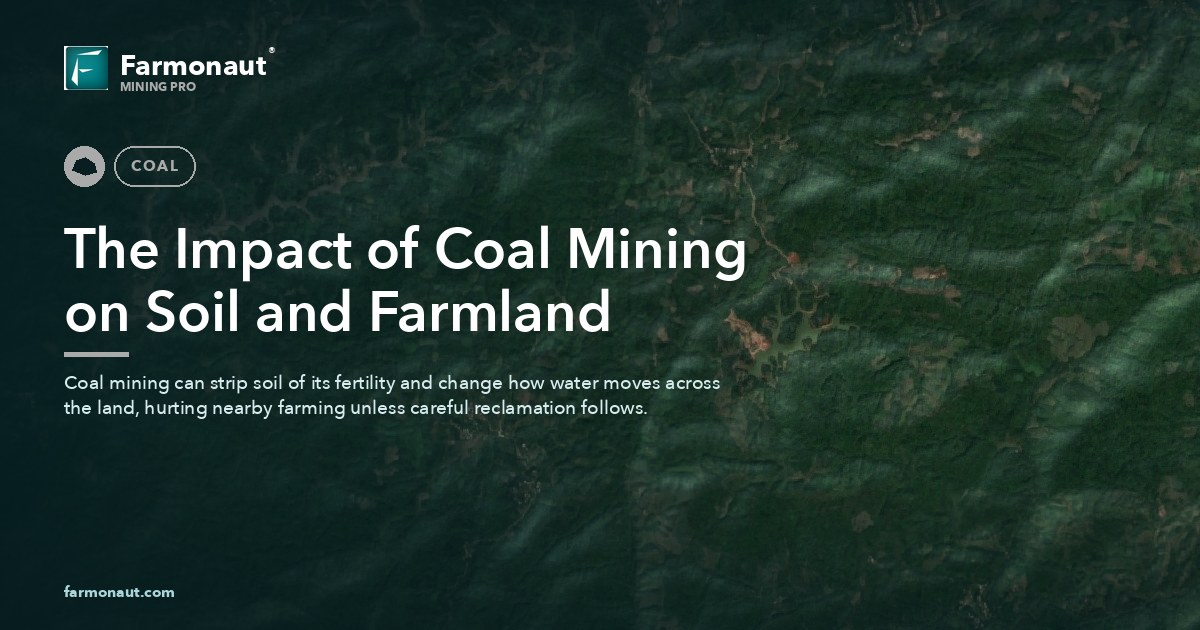 The Impact Of Coal Mining On Soil And Farmland