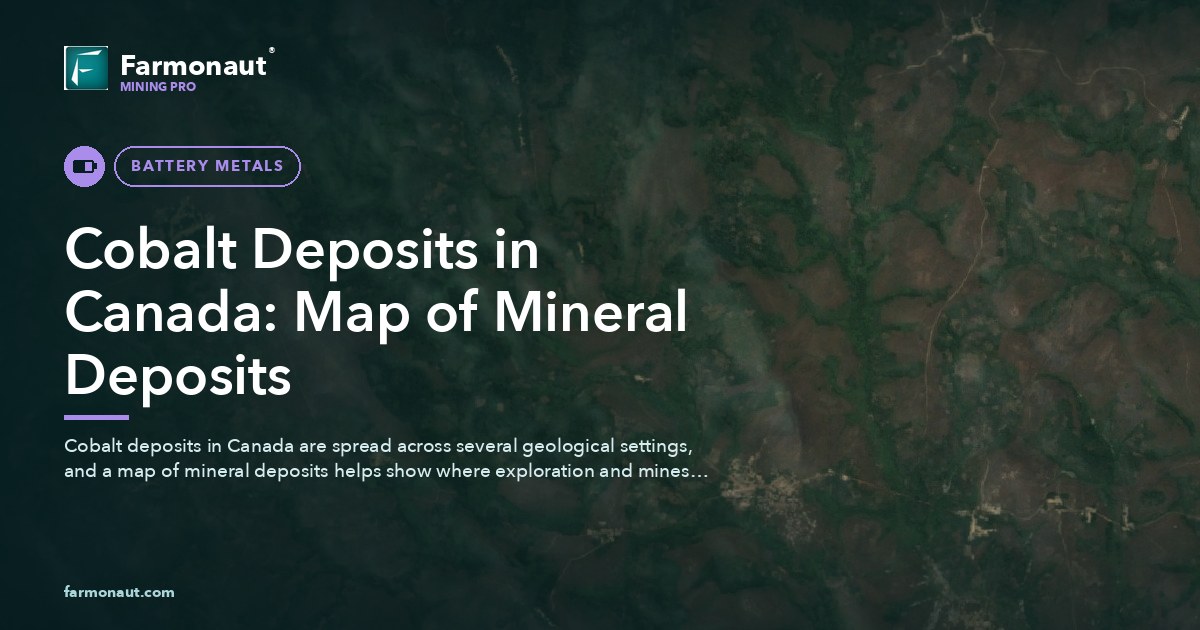 Cobalt Deposits In Canada: Map Of Mineral Deposits
