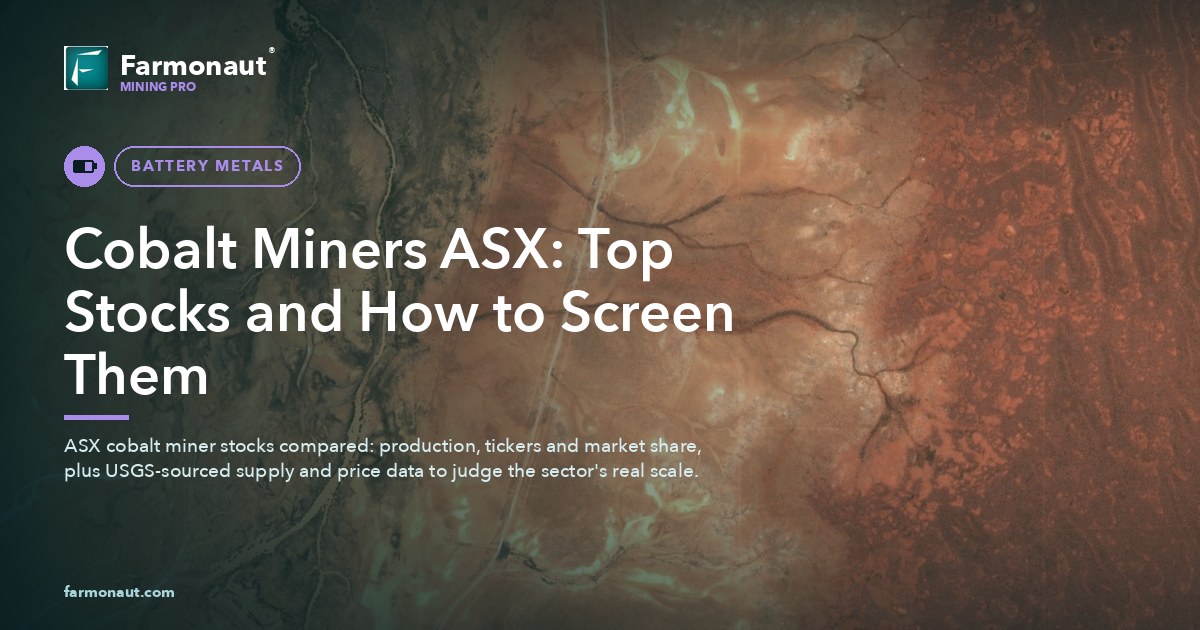 Cobalt Miners Asx: Top Stocks And How To Screen Them