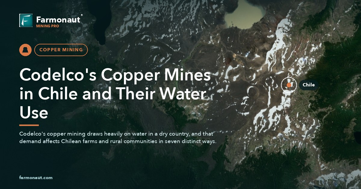 Codelco'S Copper Mines In Chile And Their Water Use