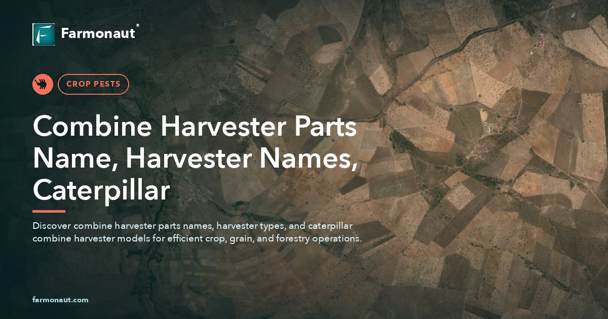 Combine Harvester Parts Name, Harvester Names, Caterpillar