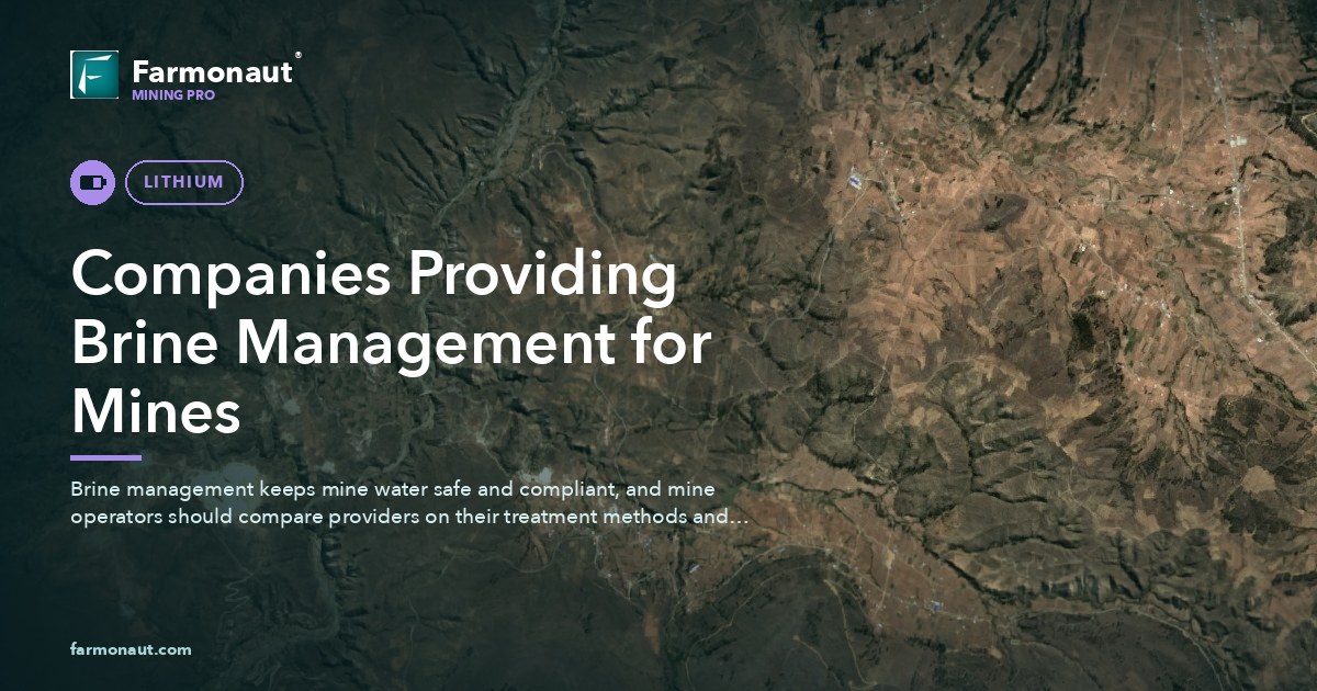 Companies Providing Brine Management For Mines
