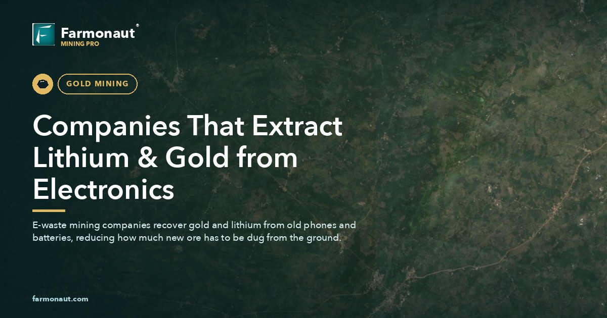 Companies That Extract Lithium &Amp; Gold From Electronics