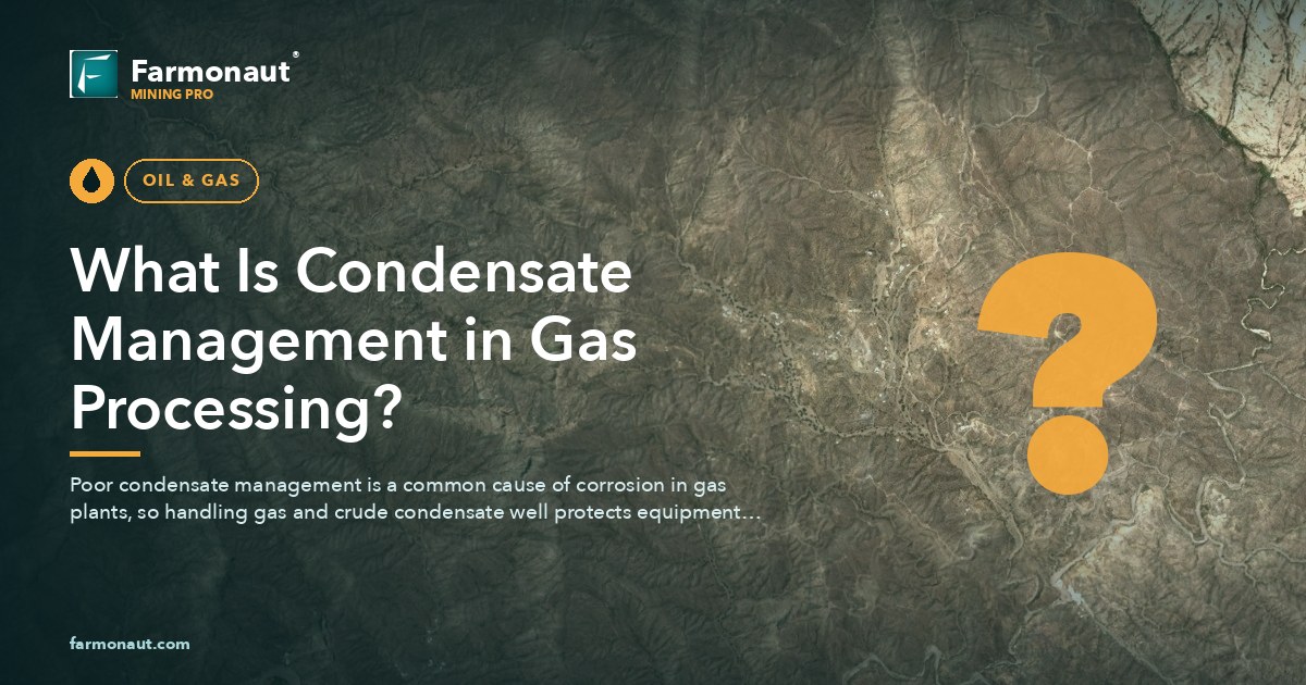 What Is Condensate Management In Gas Processing?