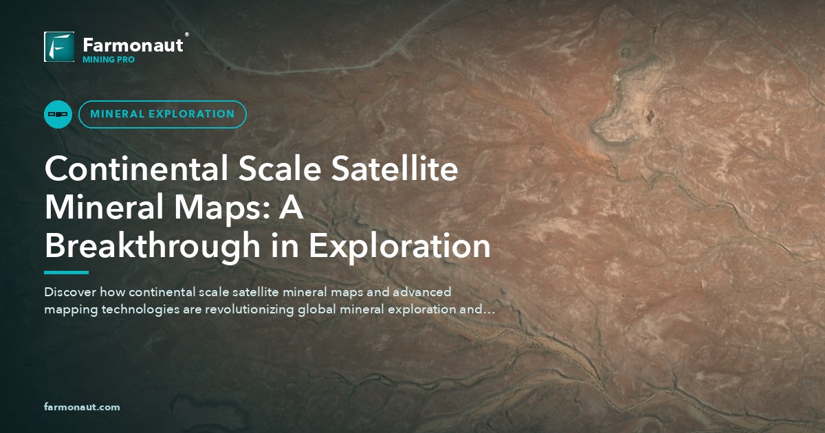 Continental Scale Satellite Mineral Maps: A Breakthrough In Exploration