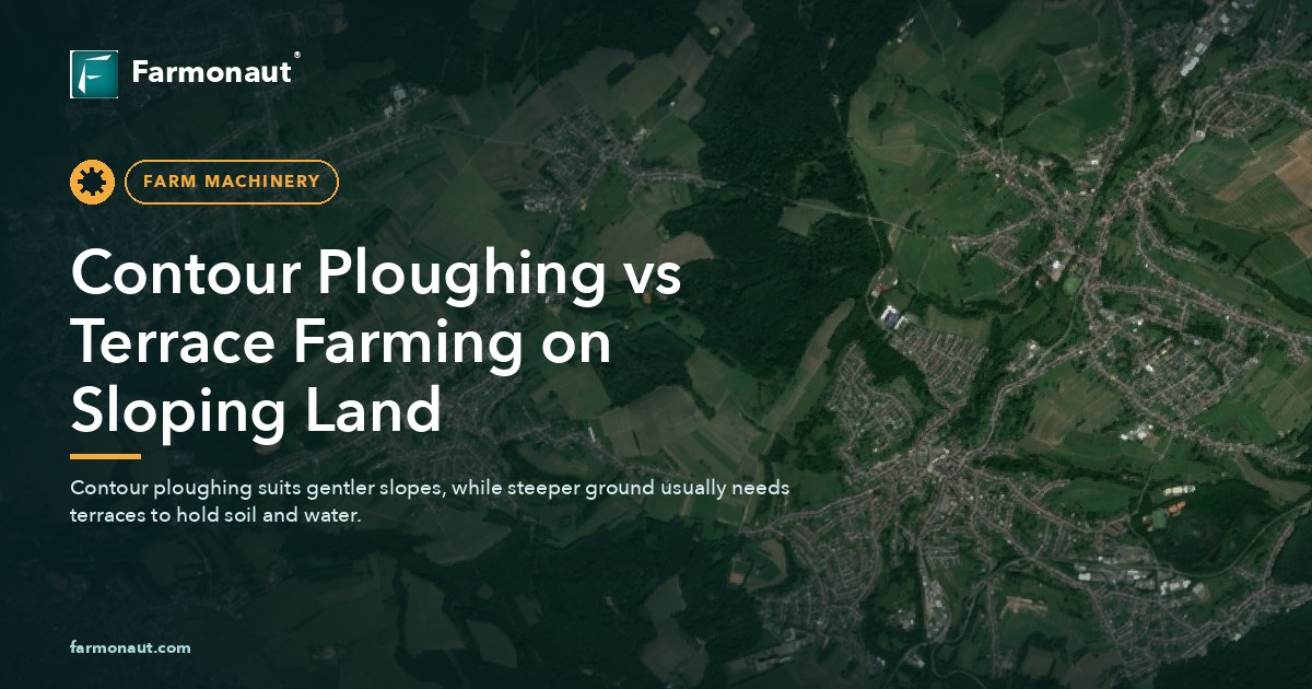 Contour Ploughing Vs Terrace Farming On Sloping Land