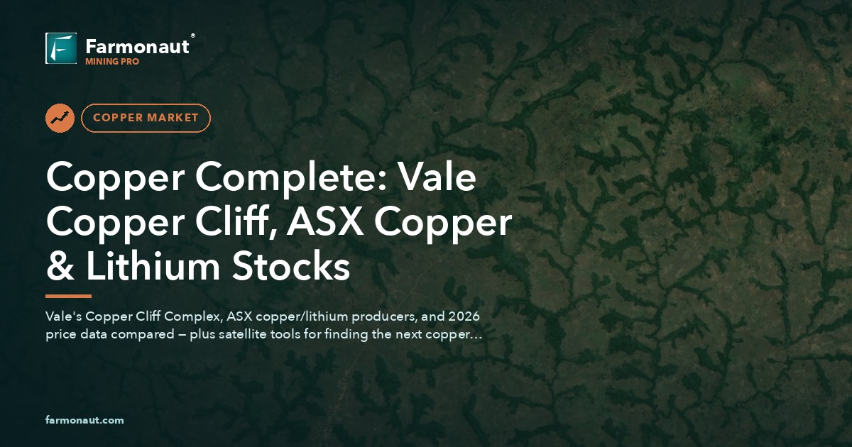 Copper Complete: Vale Copper Cliff, Asx Copper &Amp; Lithium Stocks