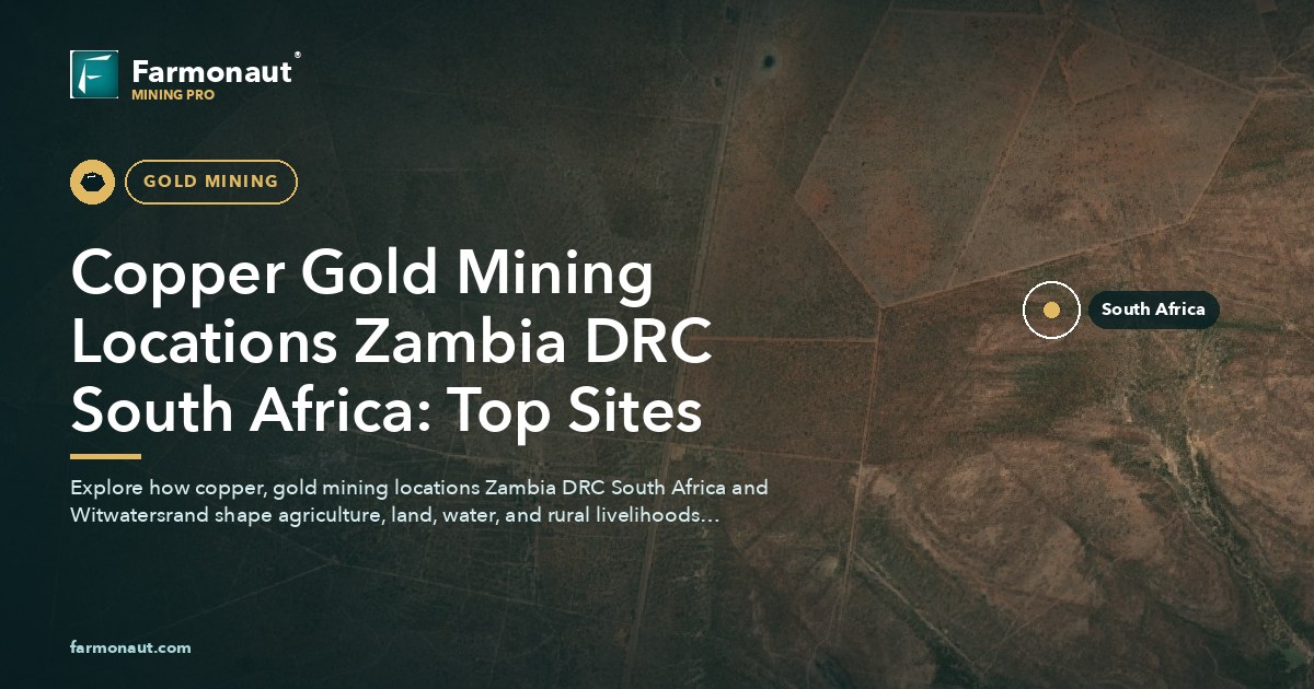 Copper Gold Mining Locations Zambia Drc South Africa: Top Sites
